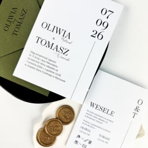 Zaproszenie ślubne minimalistyczne, zaproszenie ślubne eleganckie, zaproszenie ślubne, zaproszenie ślubne glamour