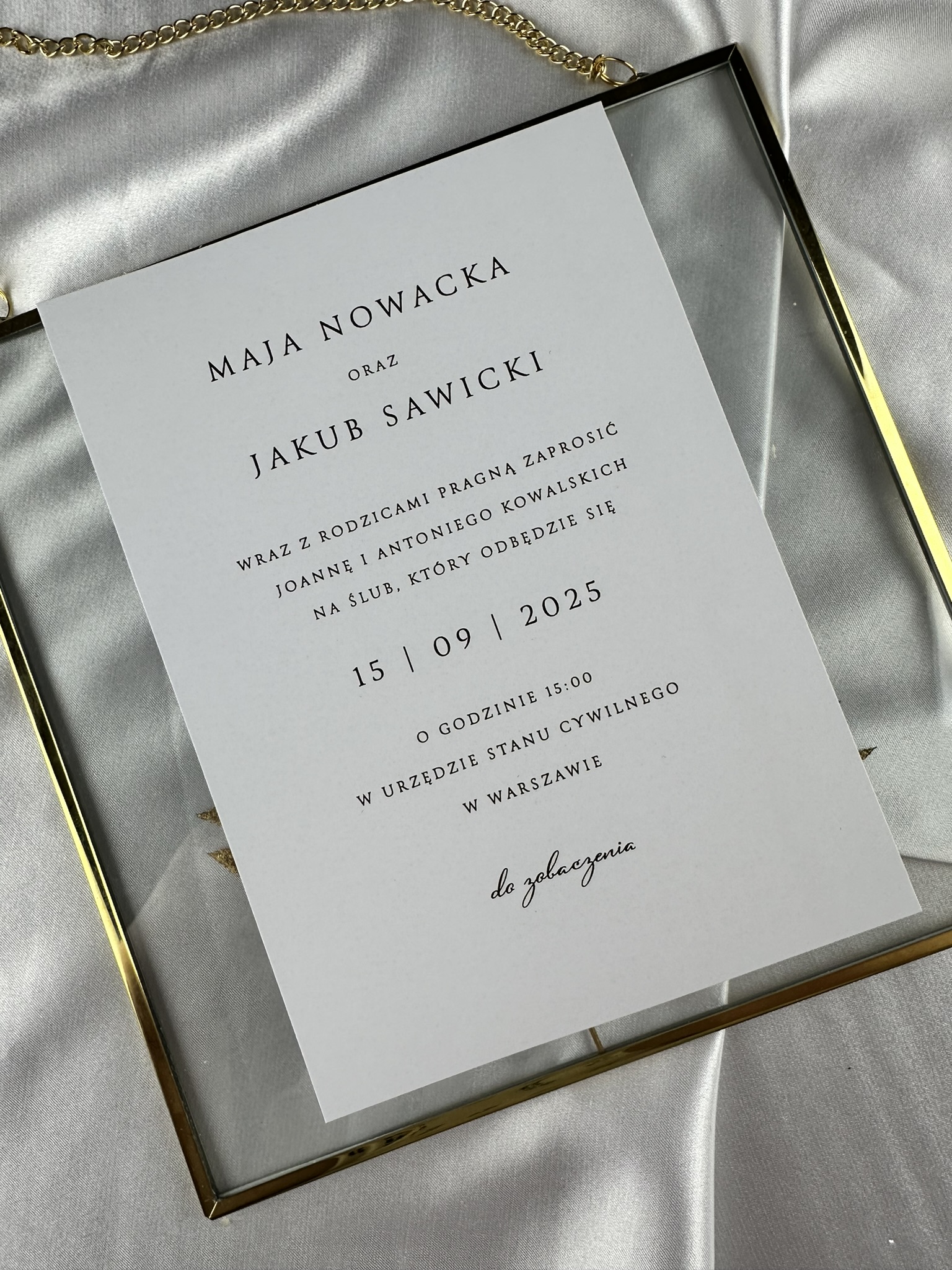 Zaproszenie ślubne, zaproszenie ślubne minimalistyczne, zaproszenia ślubne, zaproszenia minimalistyczne