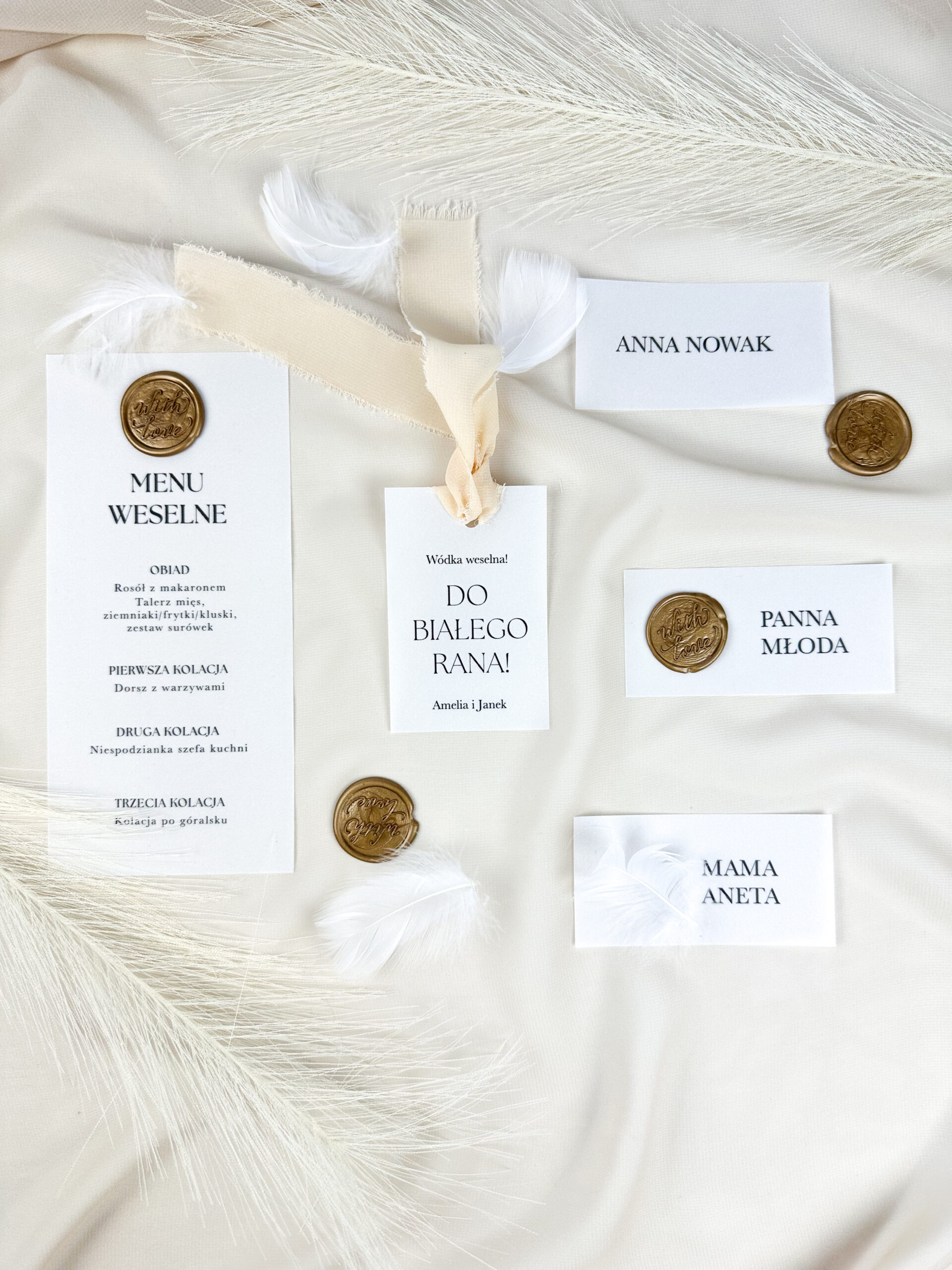 Menu weselne z kalki - obrazek 5