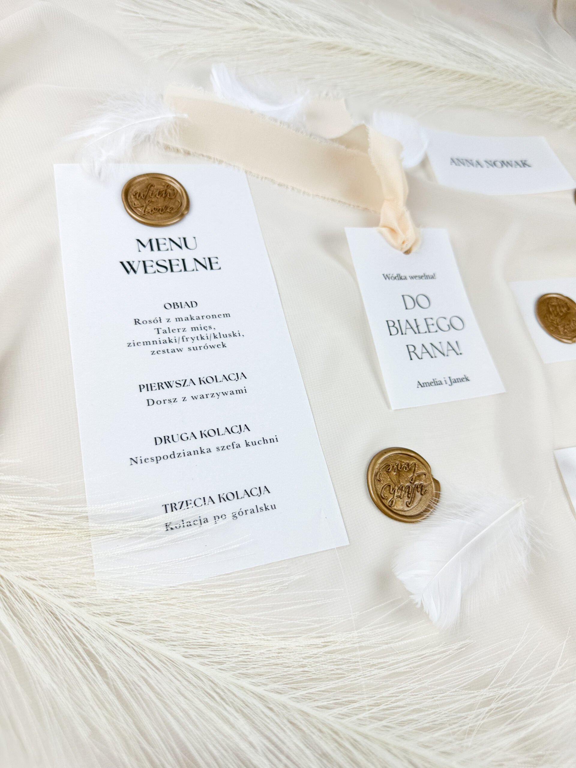 Menu weselne z kalki - obrazek 6