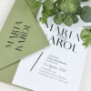 Zaproszenia ślubne minimalistyczne, zaproszenia ślubne eleganckie, zaproszenia ślubne
